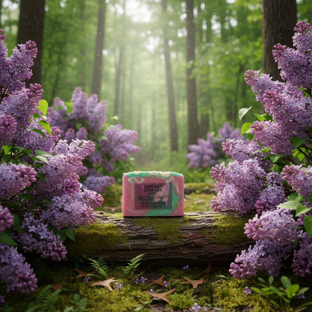 Sapone’s Lilac goats milk soap