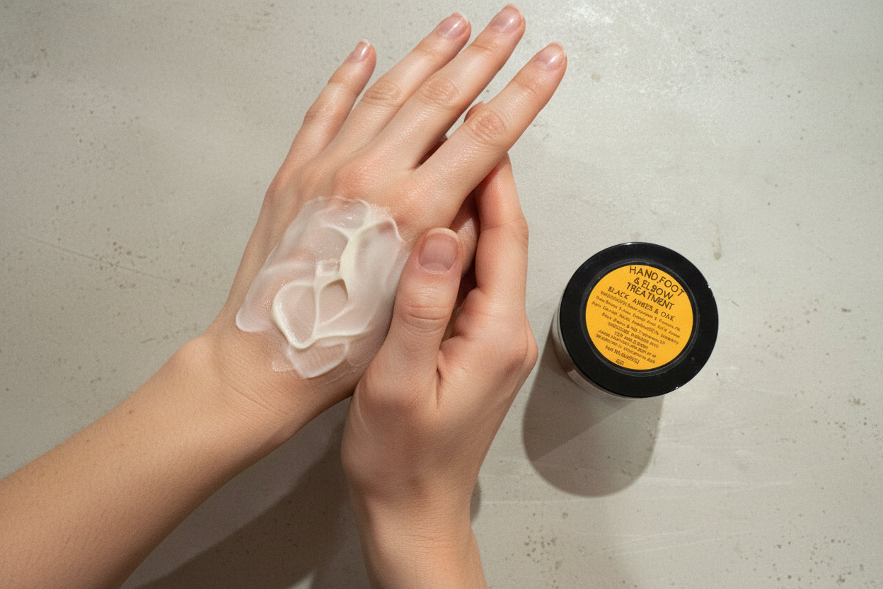 Black Amber & Oak Hand Foot and Elbow Treatment