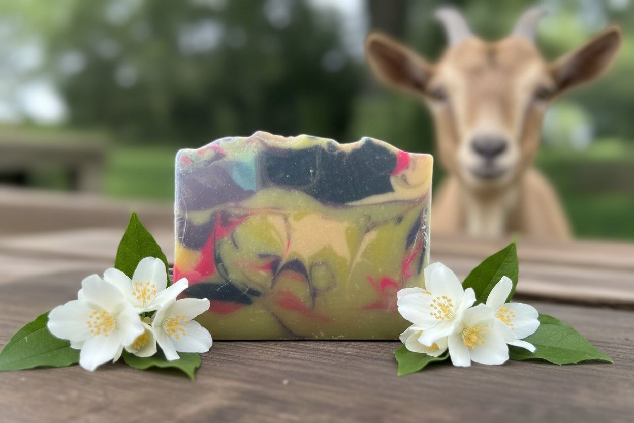 Goats Milk Jasmine Cold Process Soap
