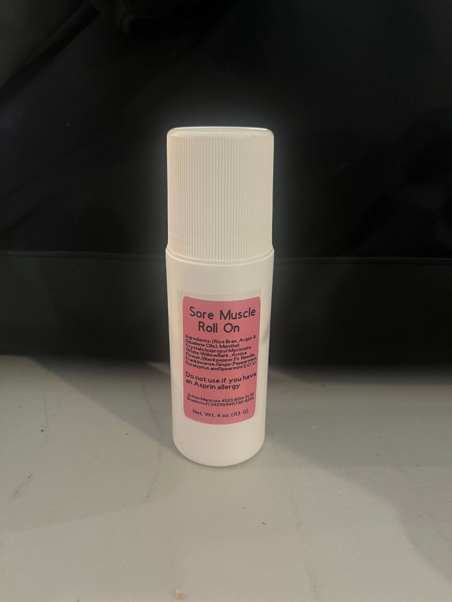 Arnica and Willow Bark Roll on