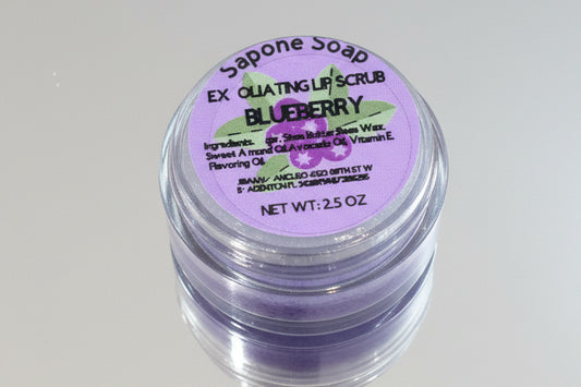Sapone’s Blueberry Flavored Lip Scrub