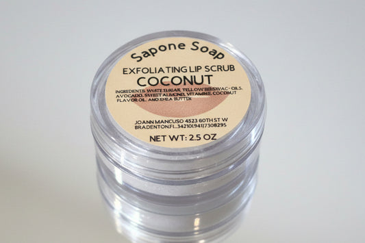 Sapone’s Coconut Lip Scrub
