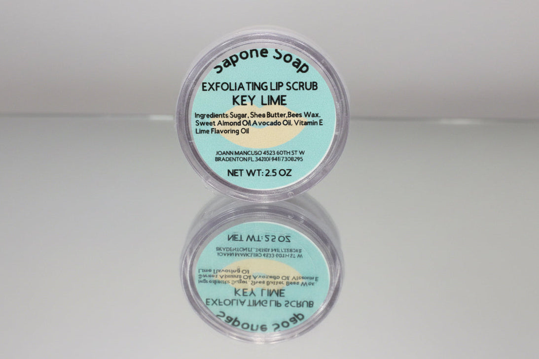 Sapone’s Key Lime Flavored Lip, Scrub