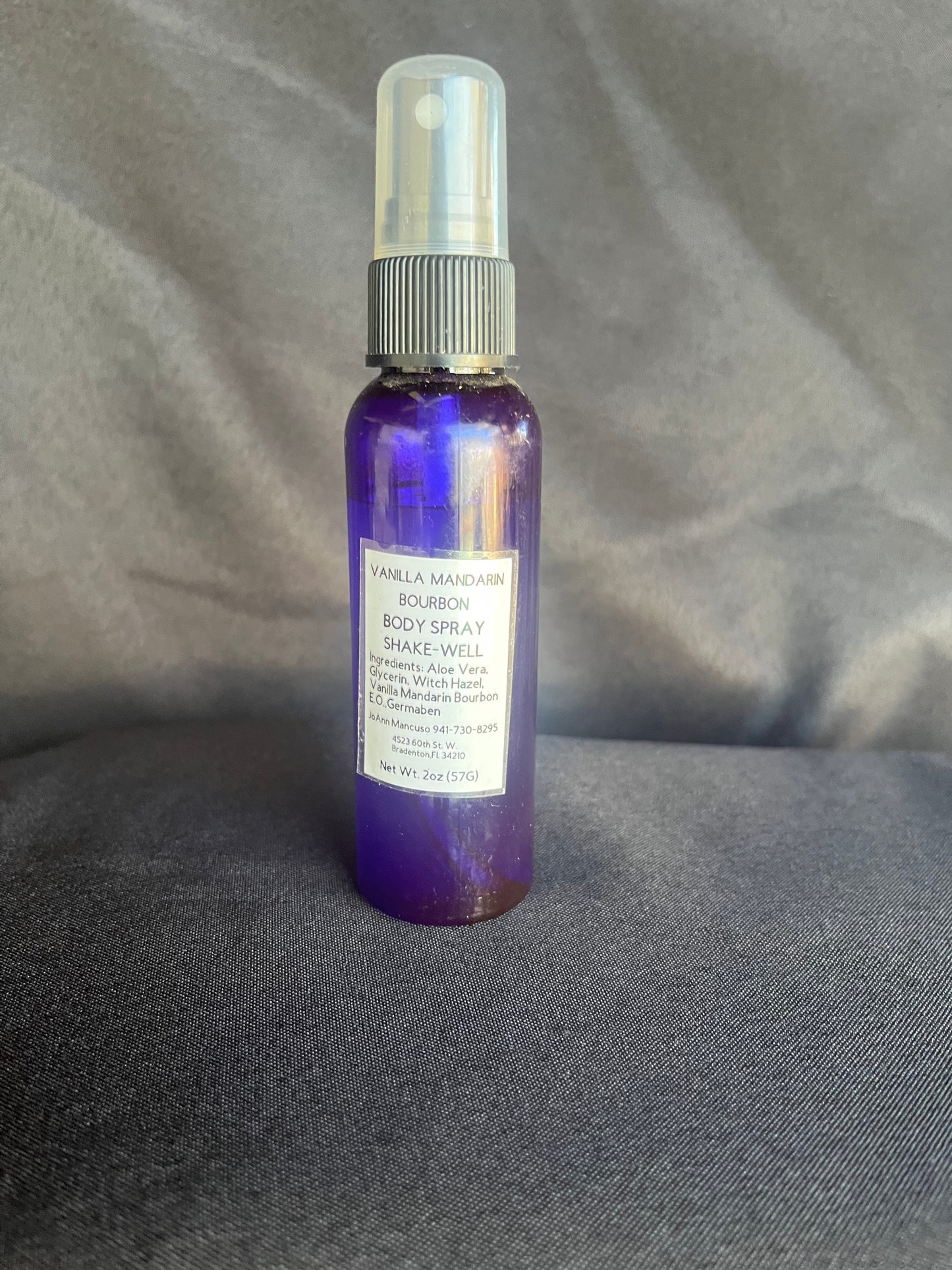 Vanilla Mandarin Bourbon Body Spray