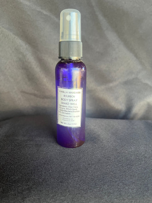 Vanilla Mandarin Bourbon Body Spray