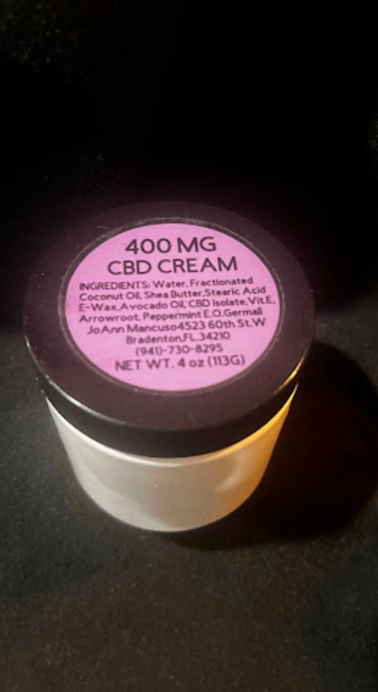 CBD Relief Cream 400mg- 2oz