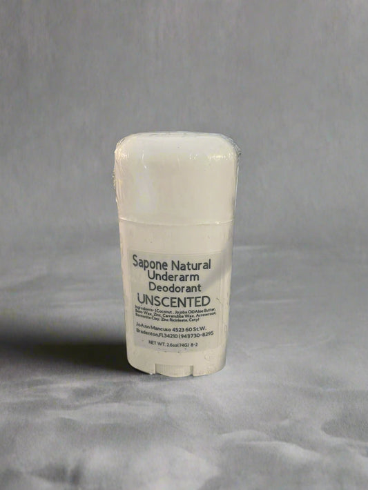 Unscented Sapone's  Deodorant