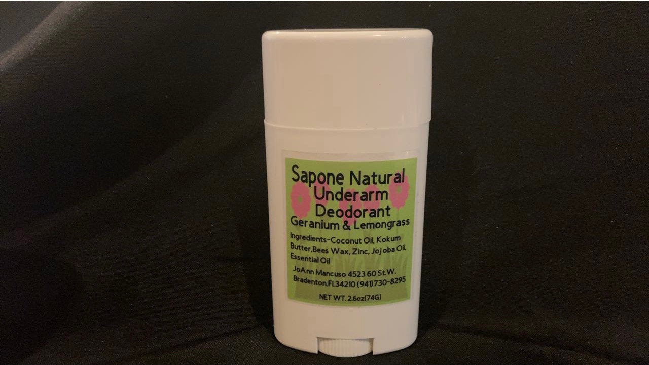 Lemongrass and Geranium deodorant