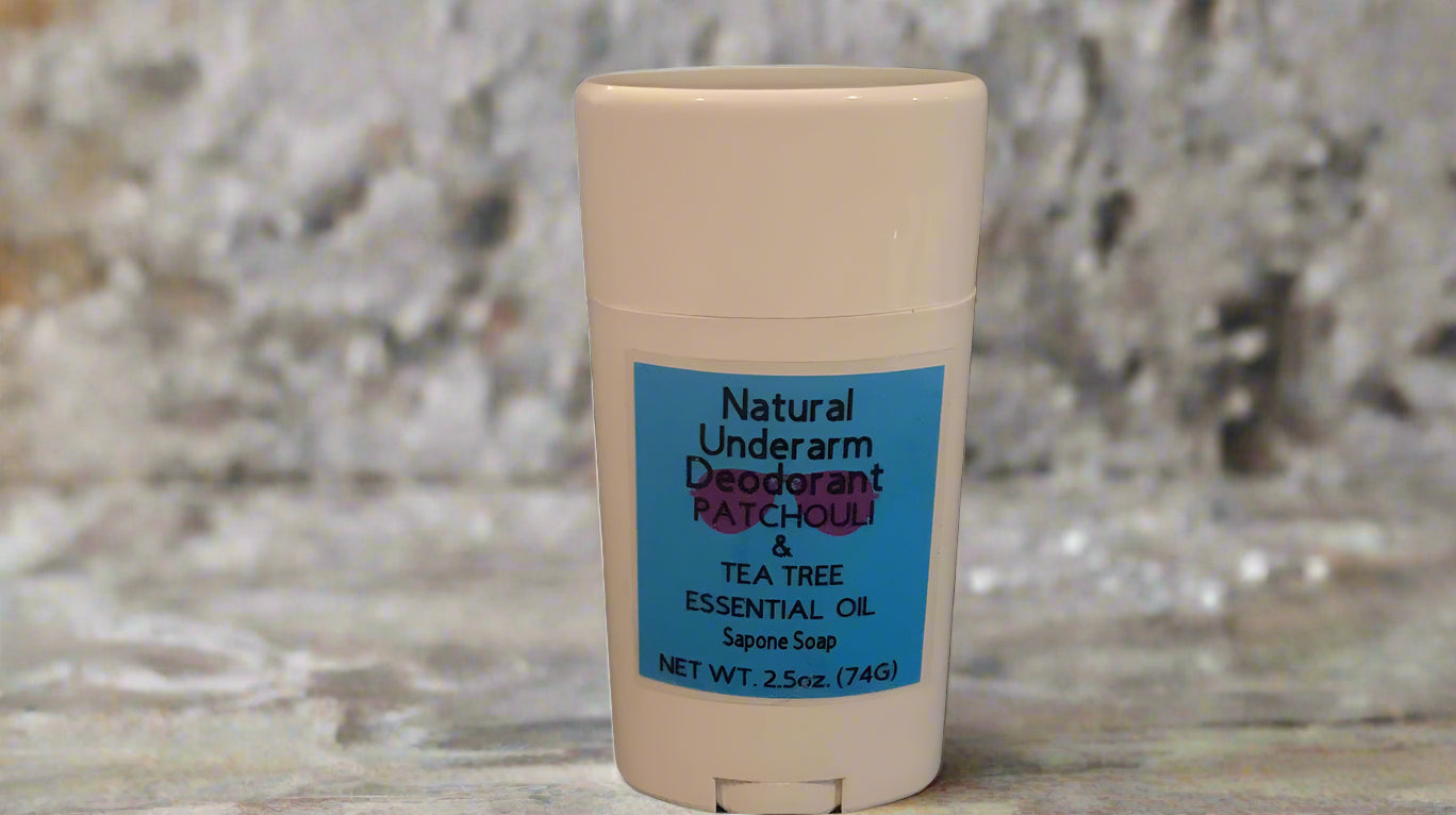 Patchouli and Tea Tree deodorant